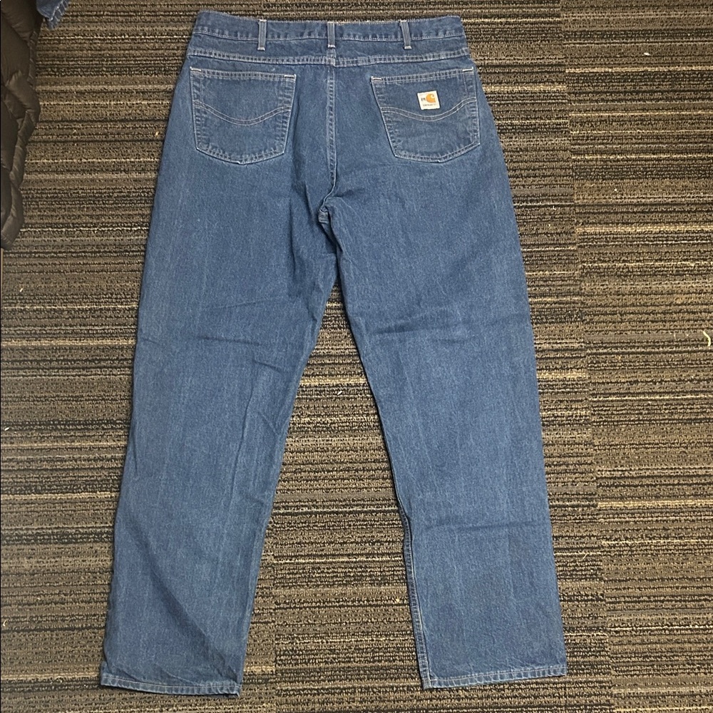 FR Carhart Men's Blue Jeans